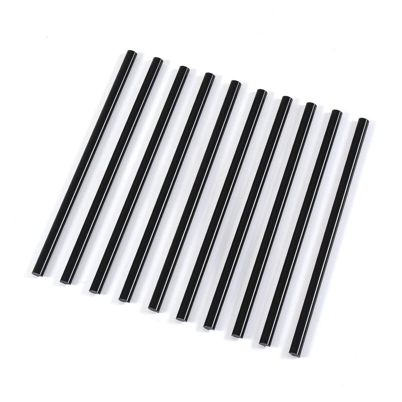 Tilingview 10-Pack Peel and Stick Tile Trim for Backsplash – 12" Self-Adhesive PVC Molding Edge, Decorative Pencil Tile Edging for Walls (Black) - Image 2